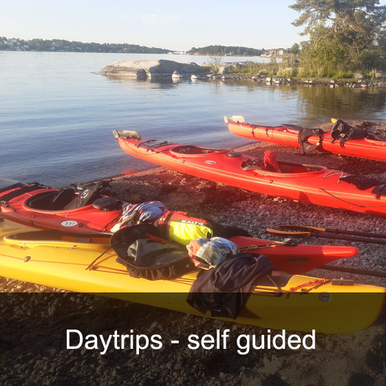 Daytrips with kayak i Stockholm Archipelago